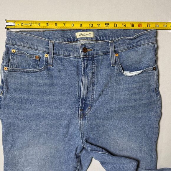Madewell The Perfect Vintage Jean Women's 33 Light-Medium Wash Straight 2/$50 - Picture 13 of 16